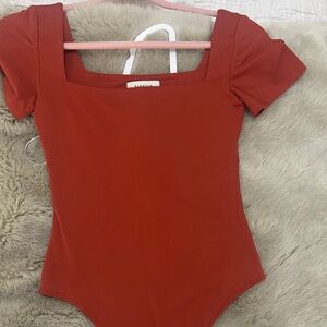Babaton Rust Bodysuit